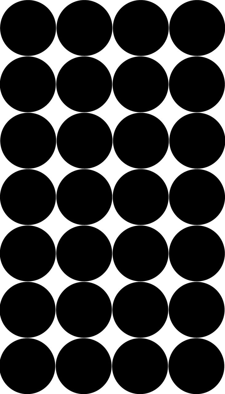 Polka Dots Peel & Stick 0.50" to 3.00" (Interior/Indoor)