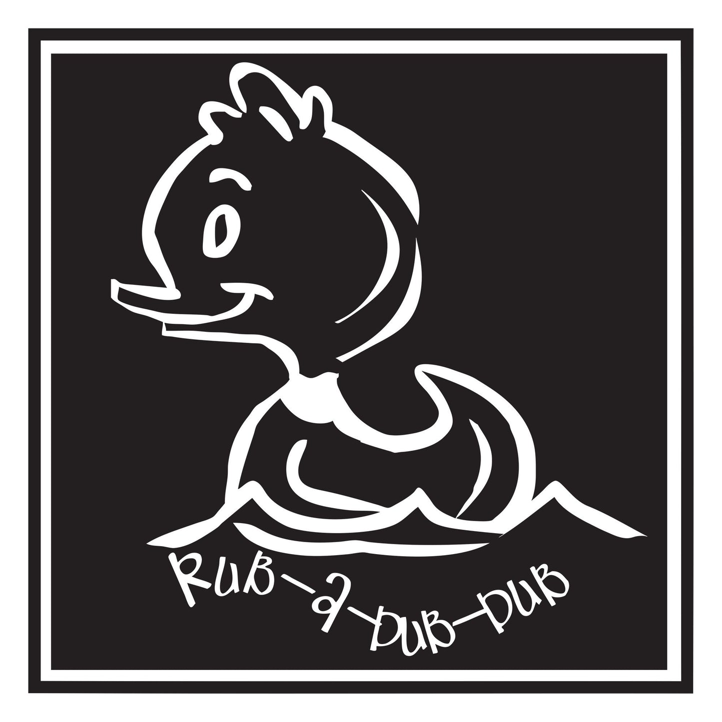 Rub a Dub Duckling Vinyl Wall Decal