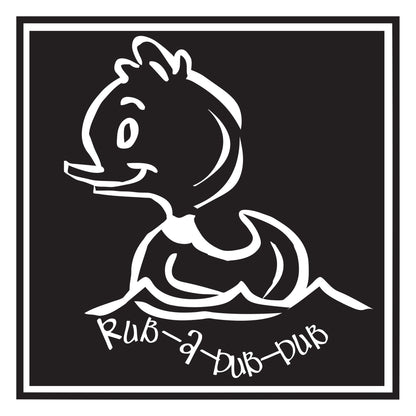 Rub a Dub Duckling Vinyl Wall Decal