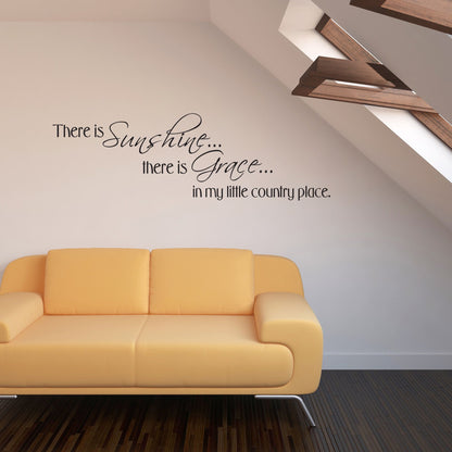 In My Little Country Place Vinyl Wall Decal