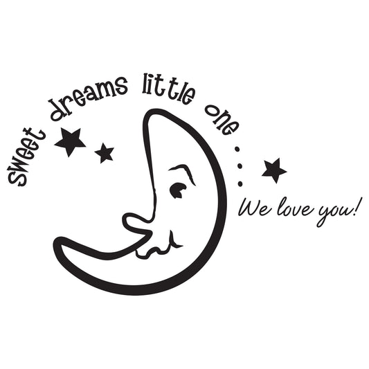 Sweet Dreams Little One Vinyl Wall Decal