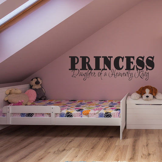 Princess Daughter of a Heavenly King Vinyl Wall Decal