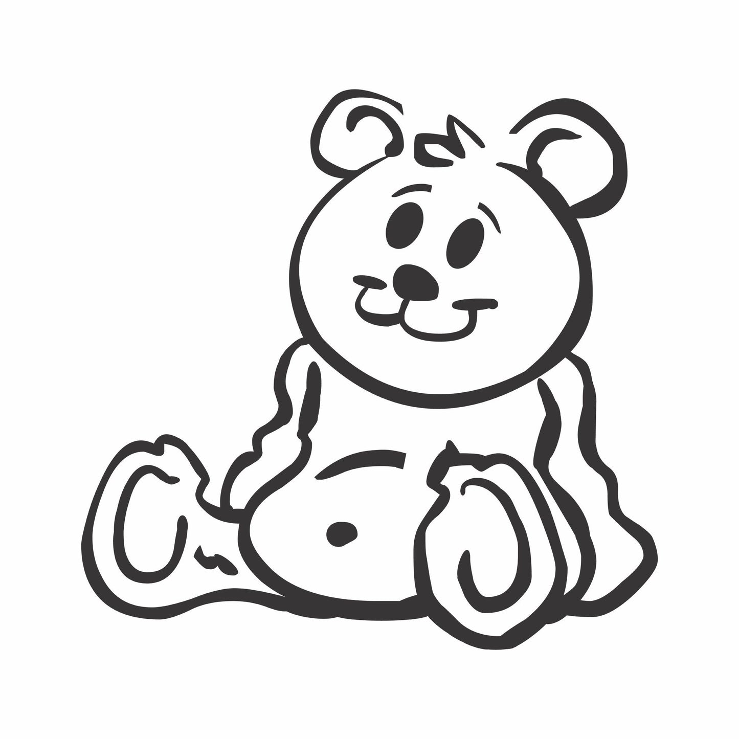 Teddy Bear Vinyl Wall Decal