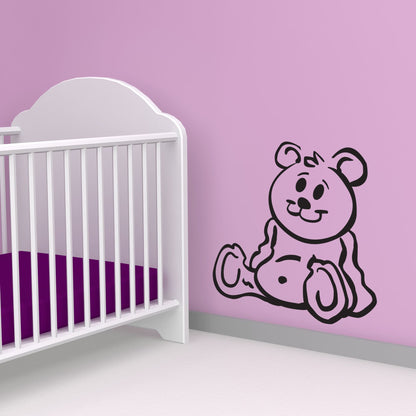 Teddy Bear Vinyl Wall Decal