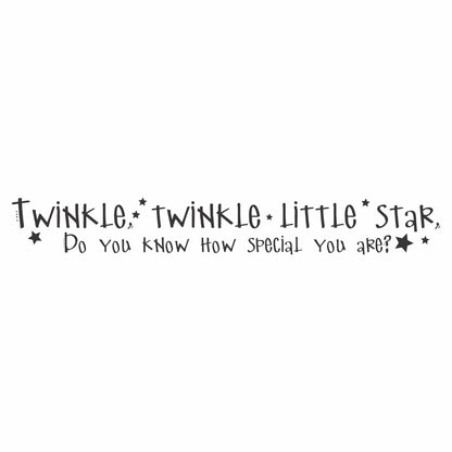 Twinkle Little Star Vinyl Wall Decal