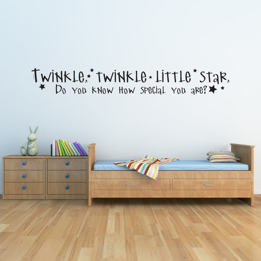 Twinkle Little Star Vinyl Wall Decal