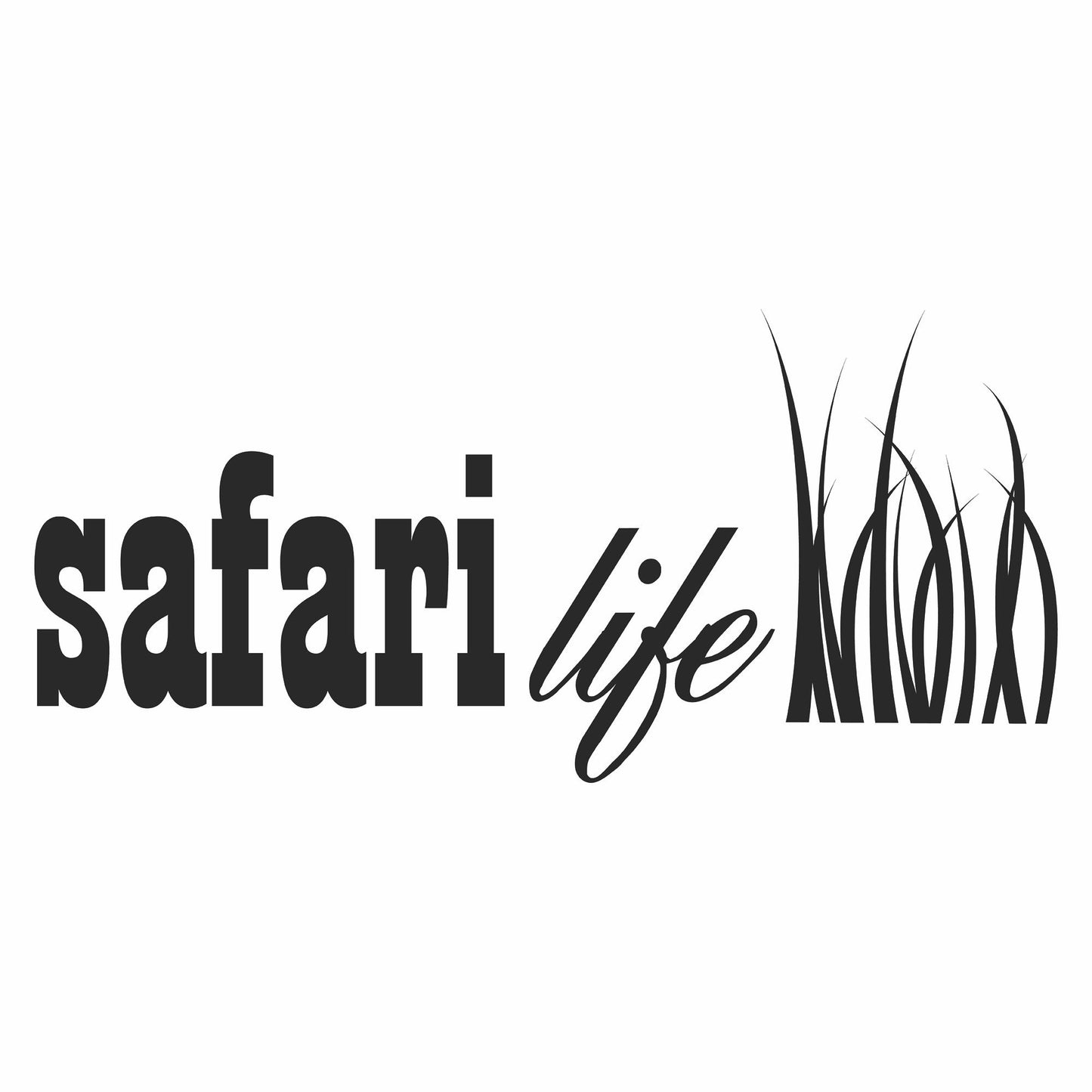Safari Life Vinyl Wall Decal