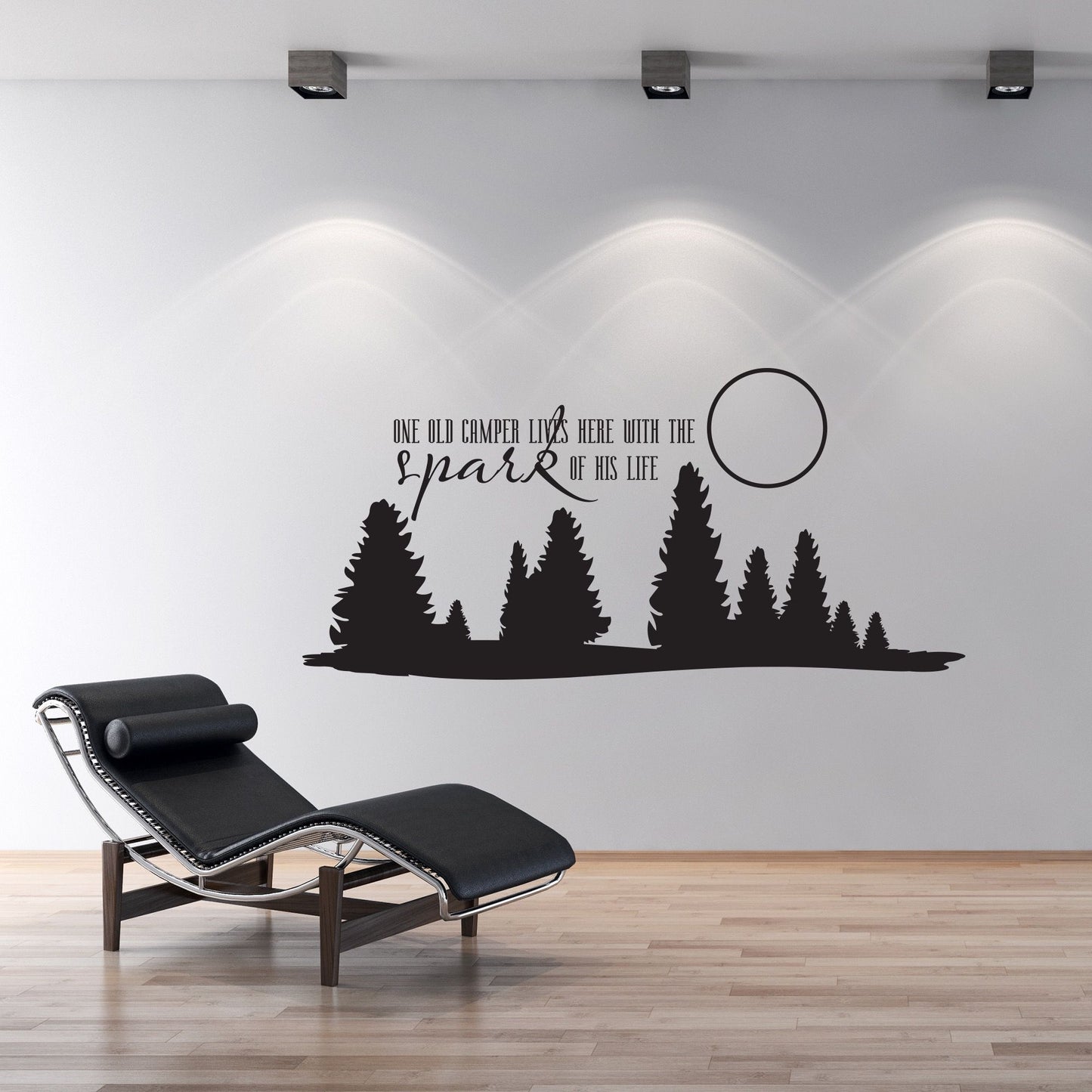 One Old Camper Vinyl Wall Decal