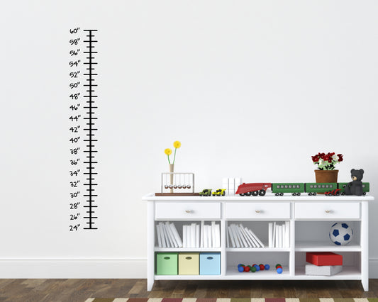 Ruler Children's Growth Chart Vinyl Wall Decal