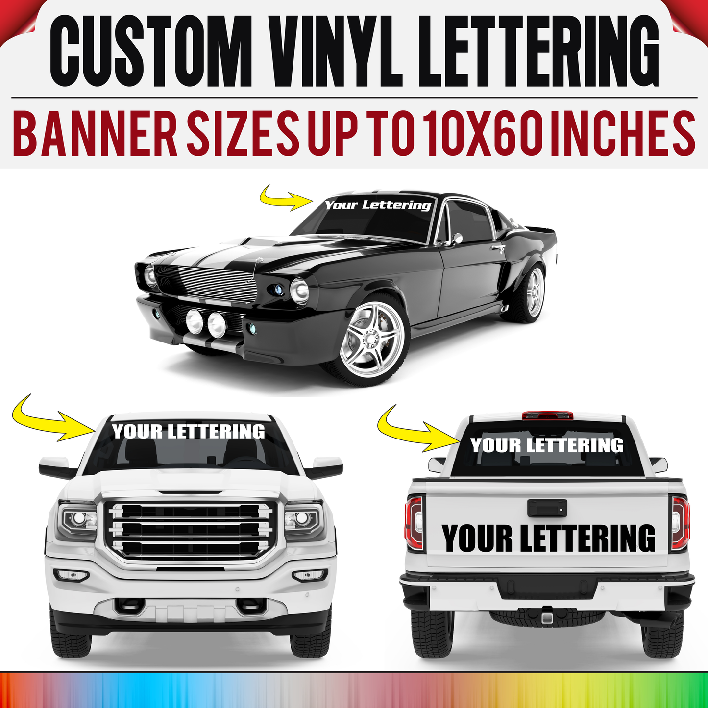 Custom Vinyl Windshield Decal