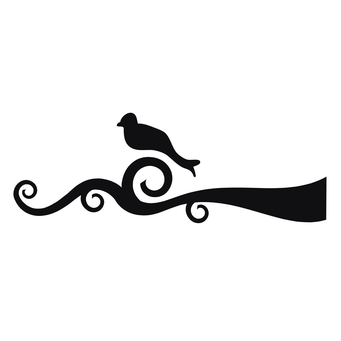 Bird Tree Branch Vinyl Wall Decal