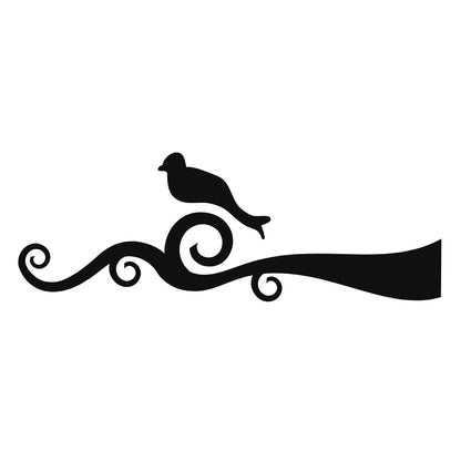 Bird Tree Branch Vinyl Wall Decal