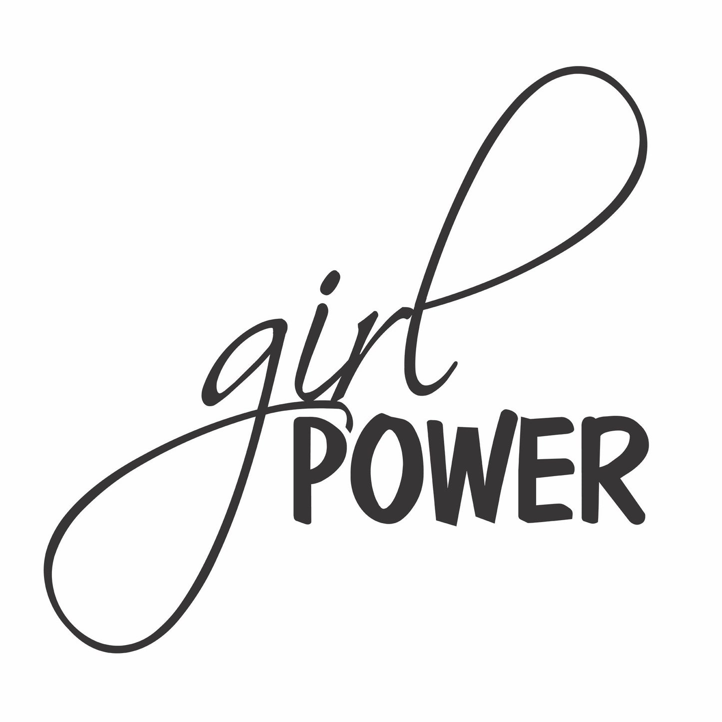 Girl Power Vinyl Wall Decal