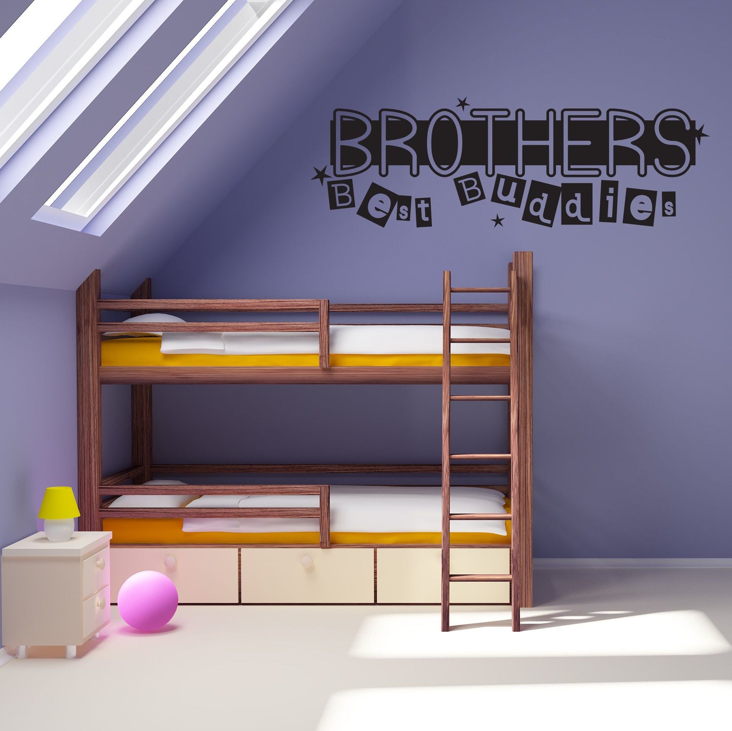 Brothers Best Buddies Vinyl Wall Decal