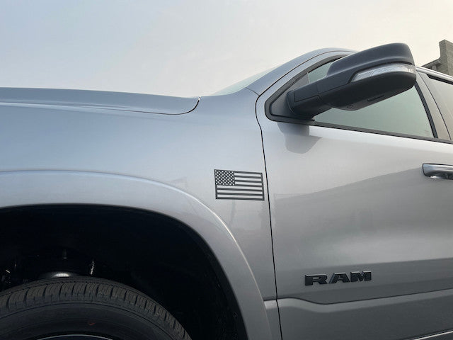 U.S.A. Patriotic Flag Vehicle Decal (x2)